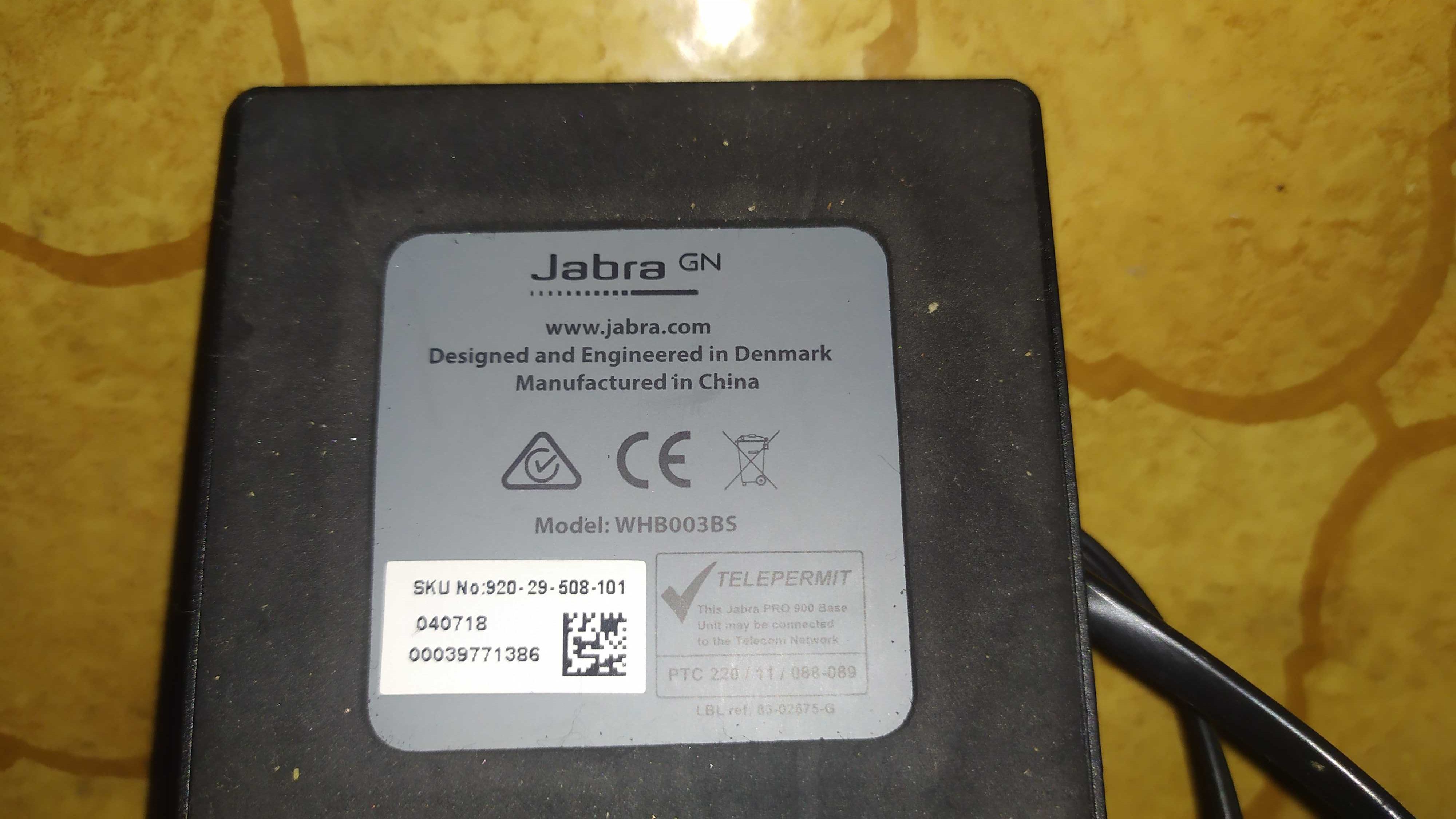 Jabra PRO 920 Duo słuchawki nauszne rozkładane stereo DECT bezprzewodo