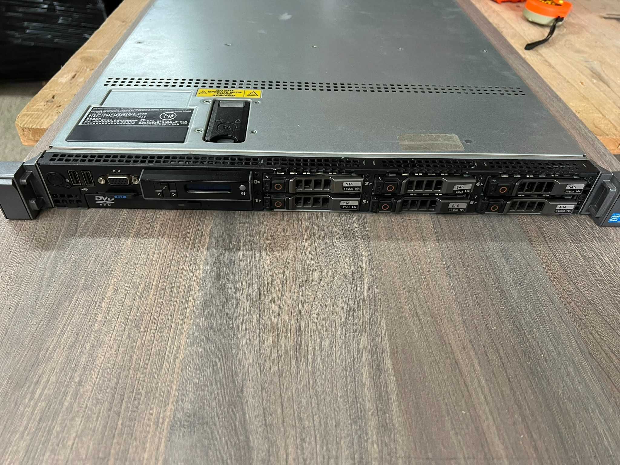 Serwer Dell PowerEdge R610, 2x Xeon X5687 3.60GHz, 96GB RAM, PERC H700