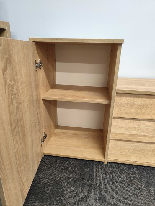 Szafka na buty z komodą 3 uchylne drzwiczki - STAN BARDZO DOBRY