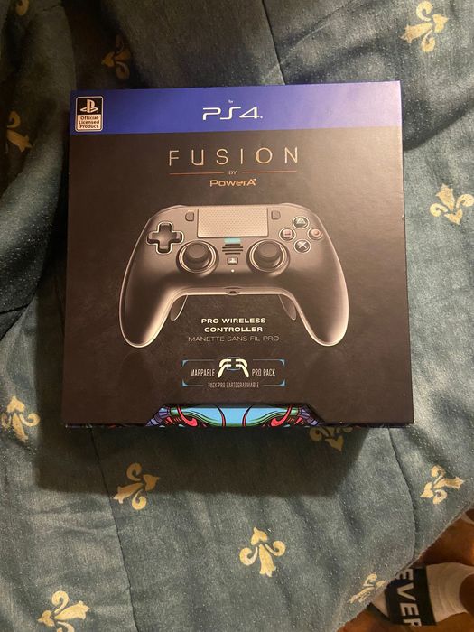 Comando ps4  fusion pro wireless  black  ps4/pc