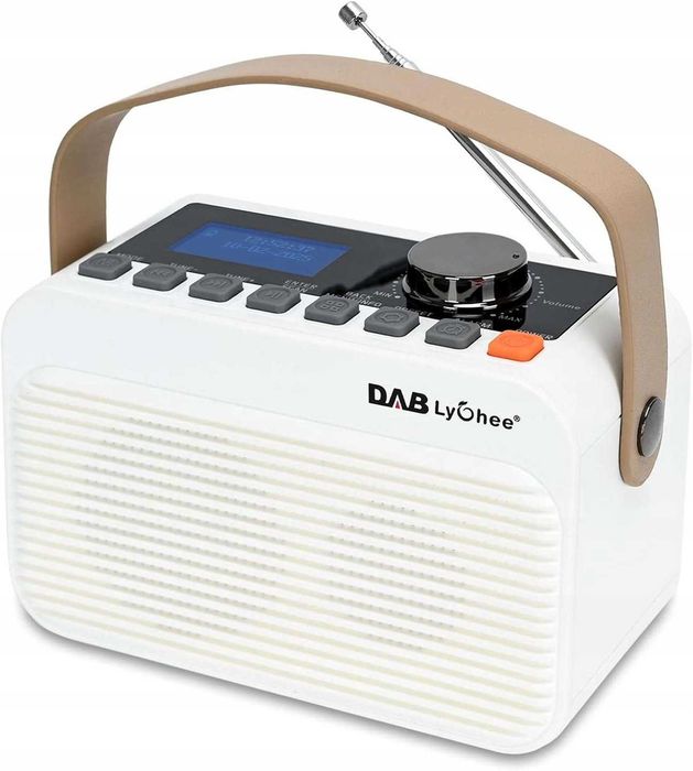 Radio FM cyfrowe DAB/DAB+ Bluetooth karty TF wyświetlacz LED przenośny