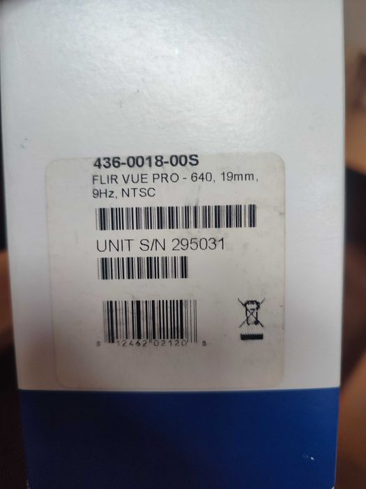 Тепловізійна камера FLIR VUE PRO 640 з відеомодулем