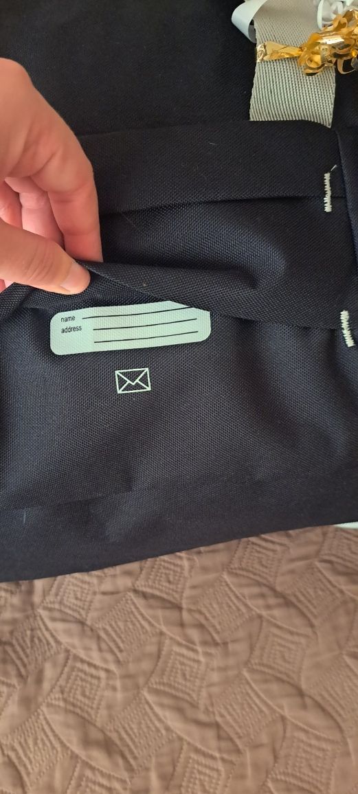 Saco de viagem preto Samsonite