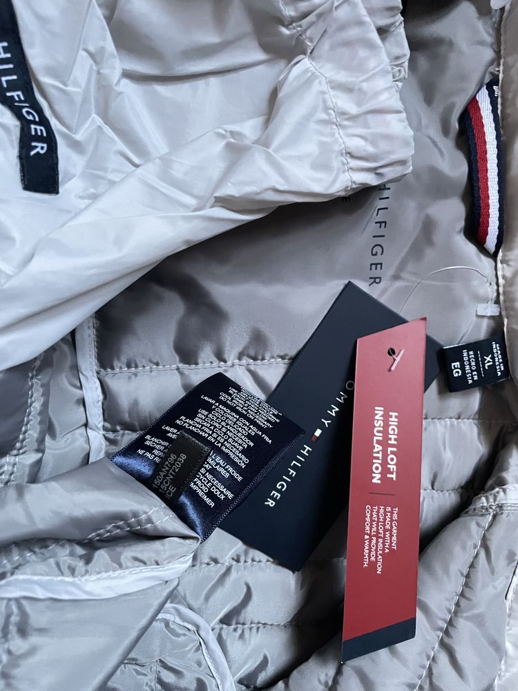 XL XXL 50 52 Hilfiger мікропух мікропуховик демісезон куртка демисезон