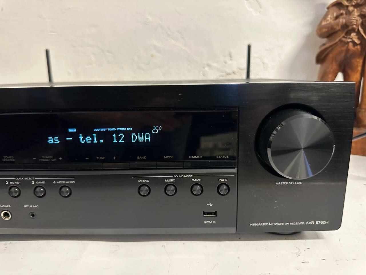 AV 7.2 Denon avr s 760 , 140 Wat, 4/8K Hdmi,USB,WiFi, Bluetooth