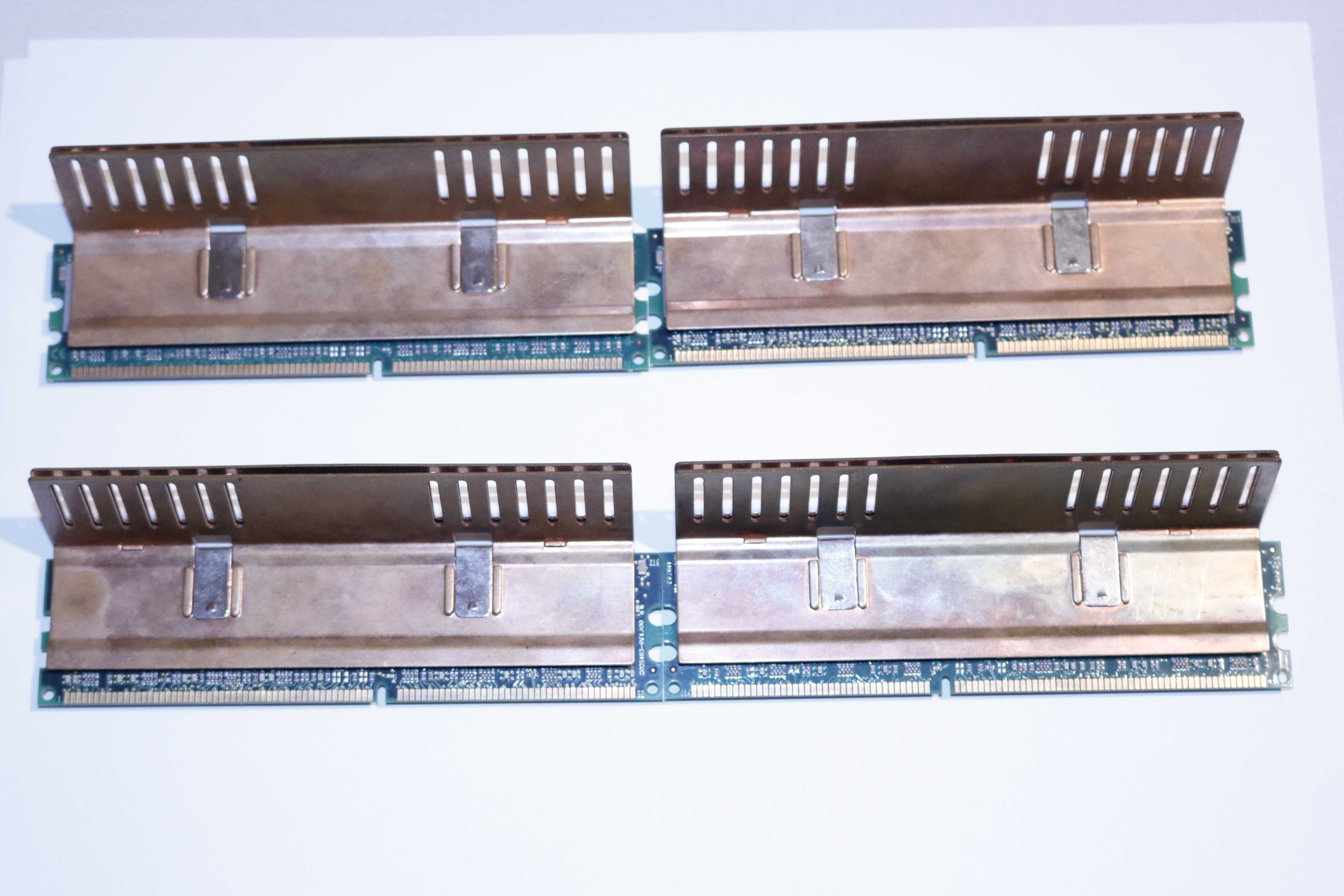 Pamięć RAM Kingston DDR1 400MHz 4 x 1GB Scythe radiatory CU