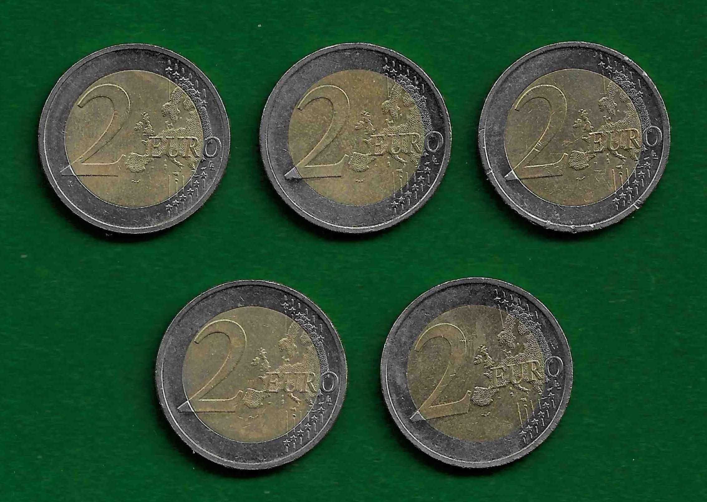 20 Moedas Comemorativas de 2 Euros - ALEMANHA