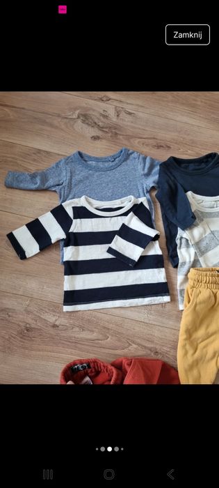 Zestaw ubrań dla chłopca 3-6 miesięcy next 62-68