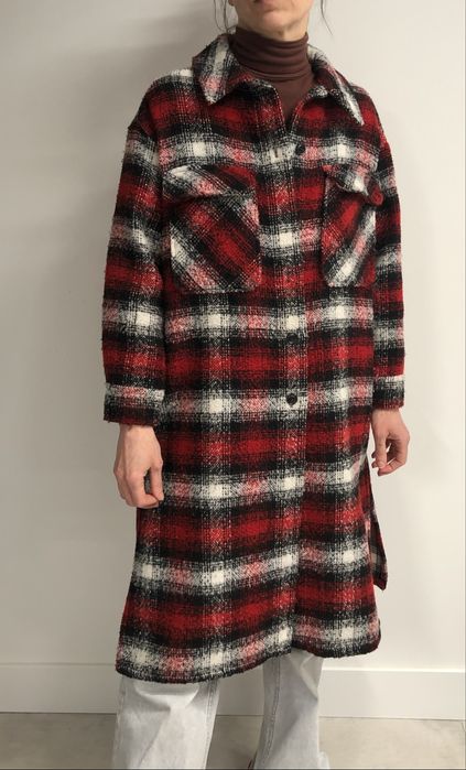 Płaszcz w kratę
