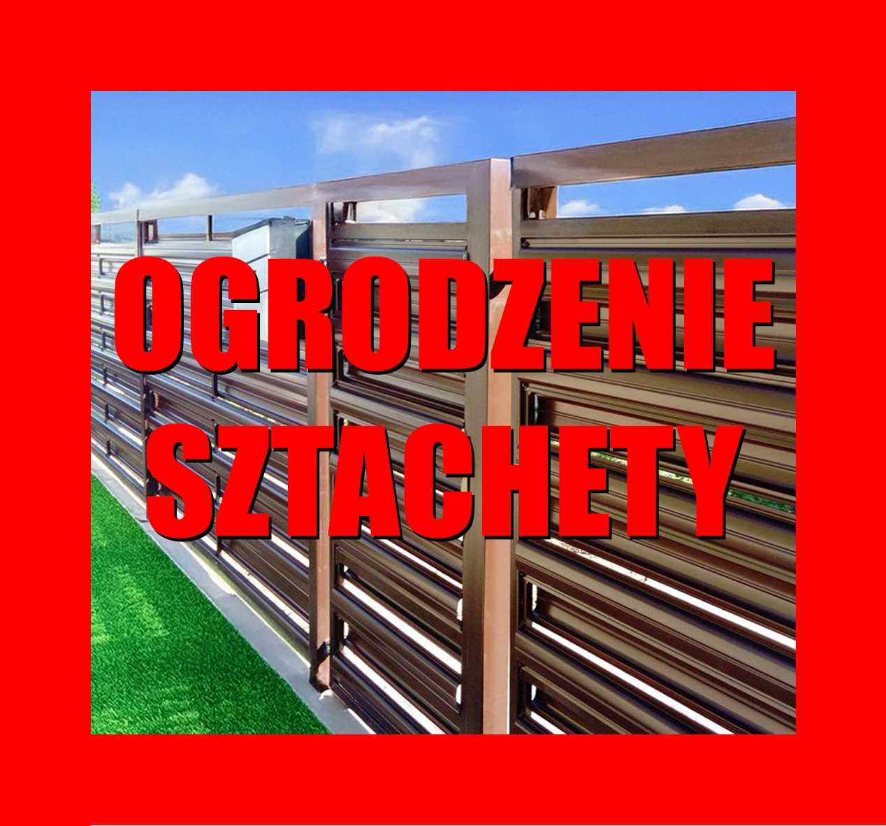 Sztachety metalowe - matowy brąz - I i II gatunek - Kupno