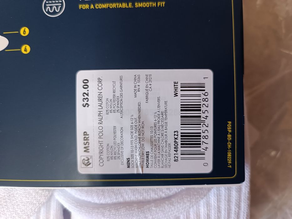 Оригінальні шкарпетки polo, Ralph Lauren, носки polo, шкарпетки