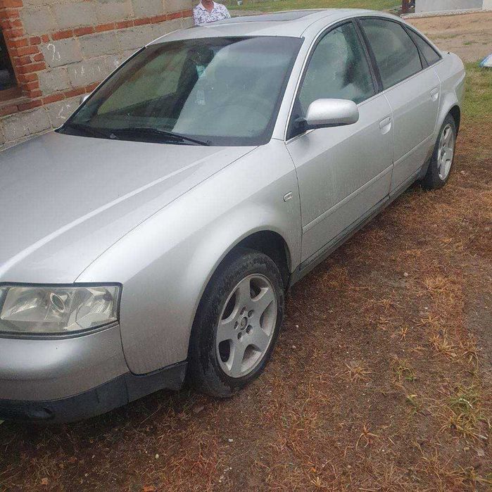 Audi A6 C5 2.5 tdi 150KM sedan kolor srebrny przeznaczony na części