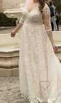 Suknia ślubna Agnes 2021 Lovely 190t  ivory koronkowa boho l-xxl