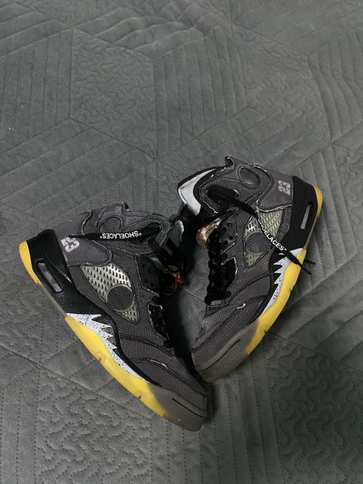 jordan 5 off white