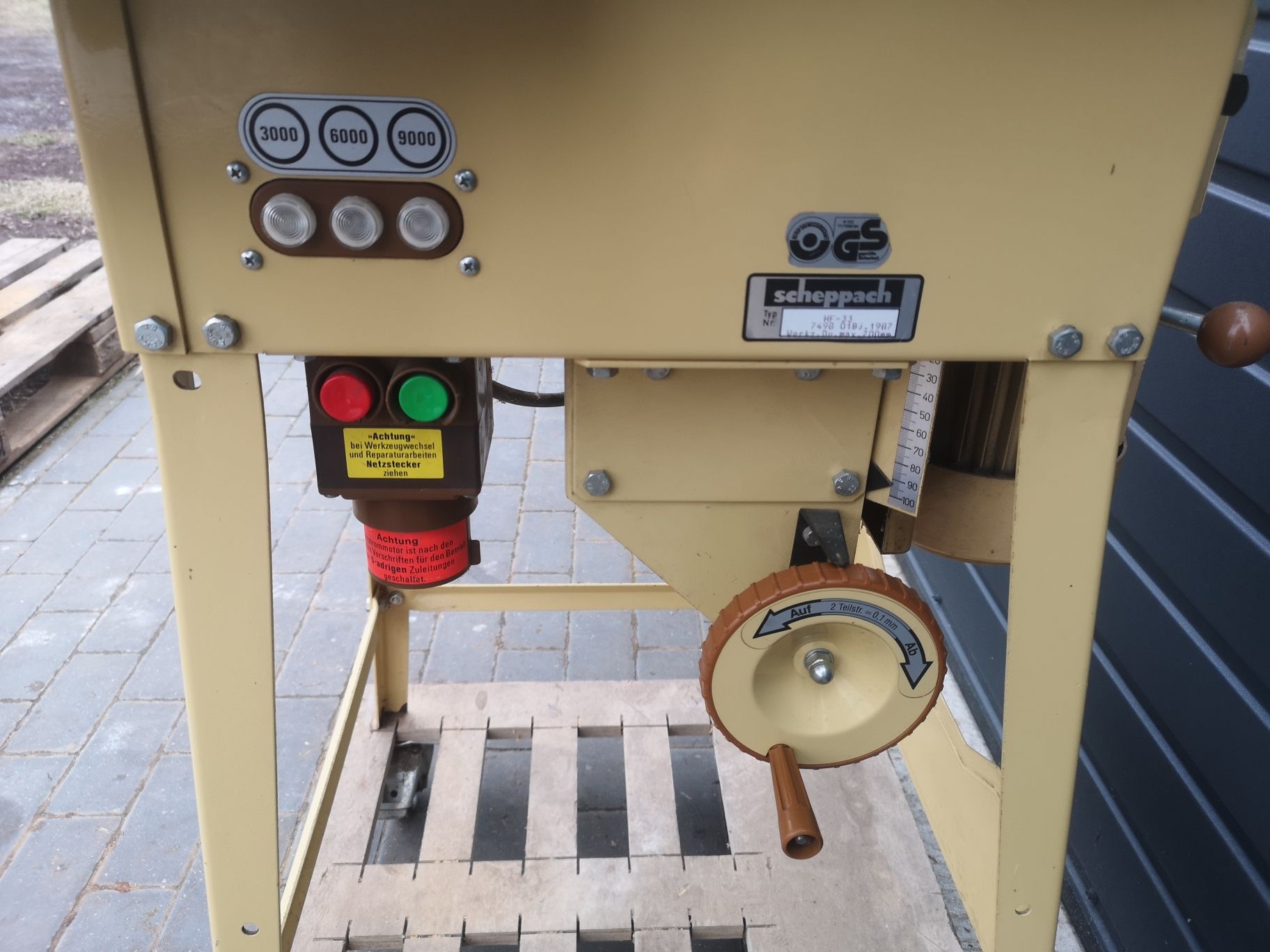 Frezarka Dolnowrzecionowa Scheppach HF-33 Wózek 400V