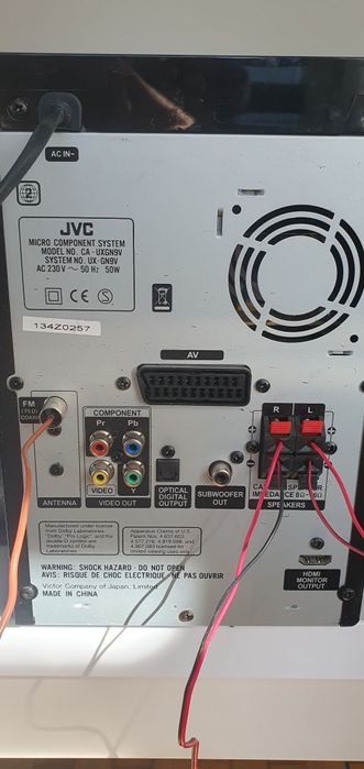 Mini wieża JVC z DVD