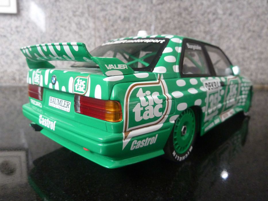 1:18 Minichamps, BMW M3, Tic-Tac, A. Burgstaller, DTM 1992, AutoArt