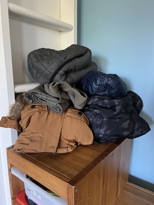 Lote de Casacos e Coletes (menino 8 anos)