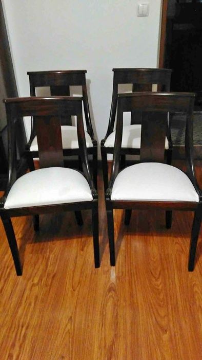 4 cadeiras Arte Nova