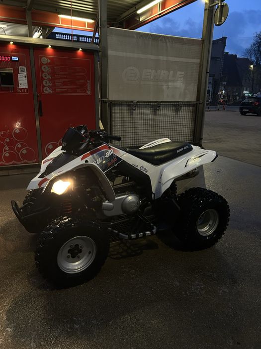 Can-Am 250 DS, sportowy wydech FMF, homologacja doinwestowany