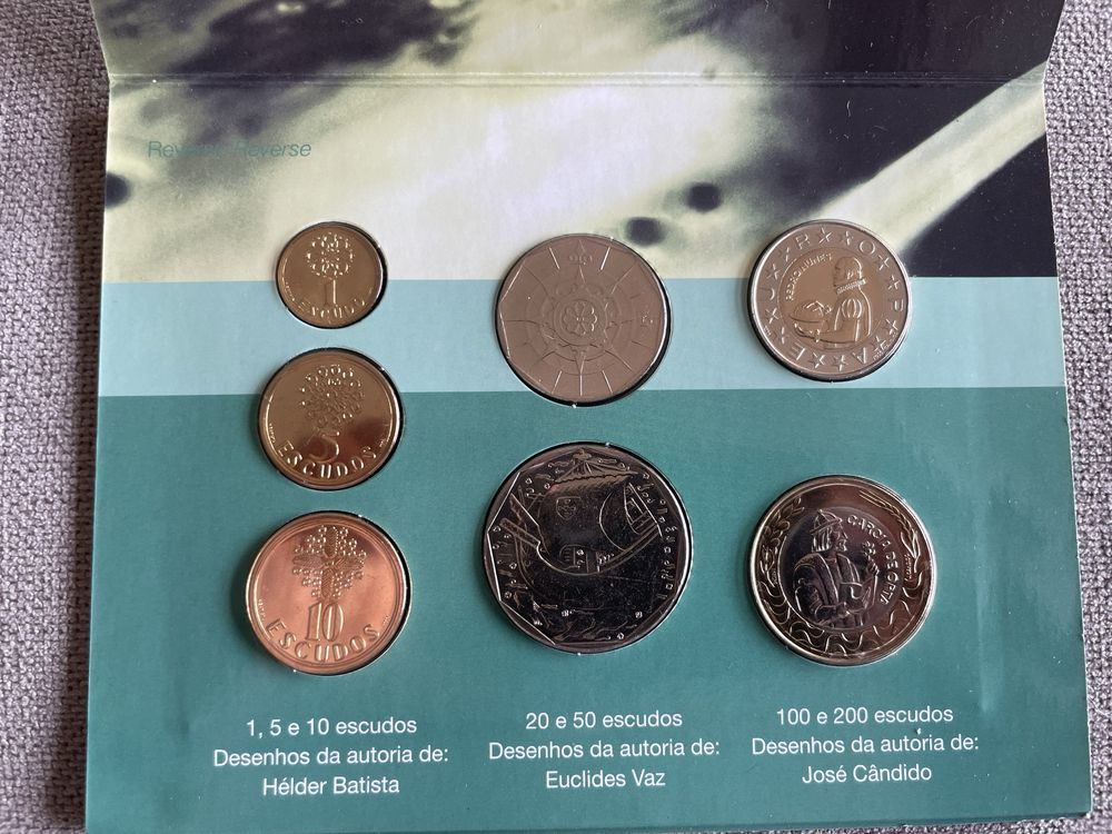 Escudo - última coleção de moedas correntes