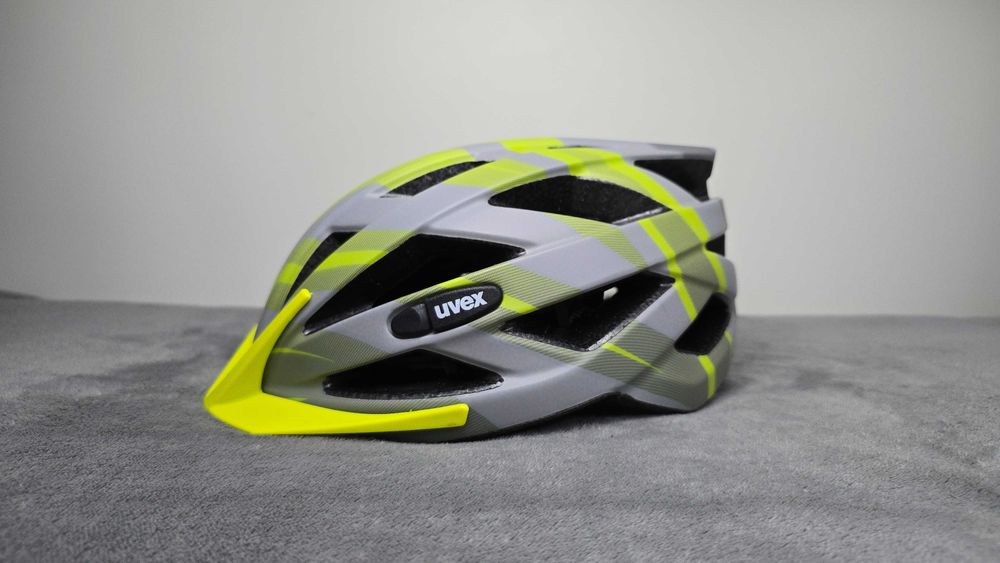 UVEX Air Wing CC grey lime matt Kask Rowerowy rozmiar 52-57cm