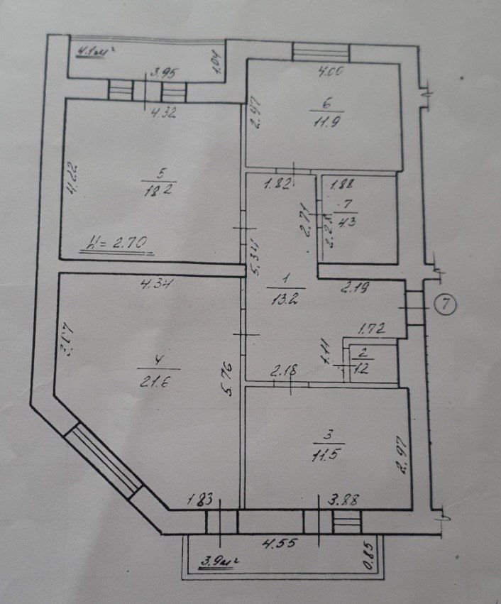 Продам 3 кім квартиру в Центрі , В.Великого , 5хв до стометрівки