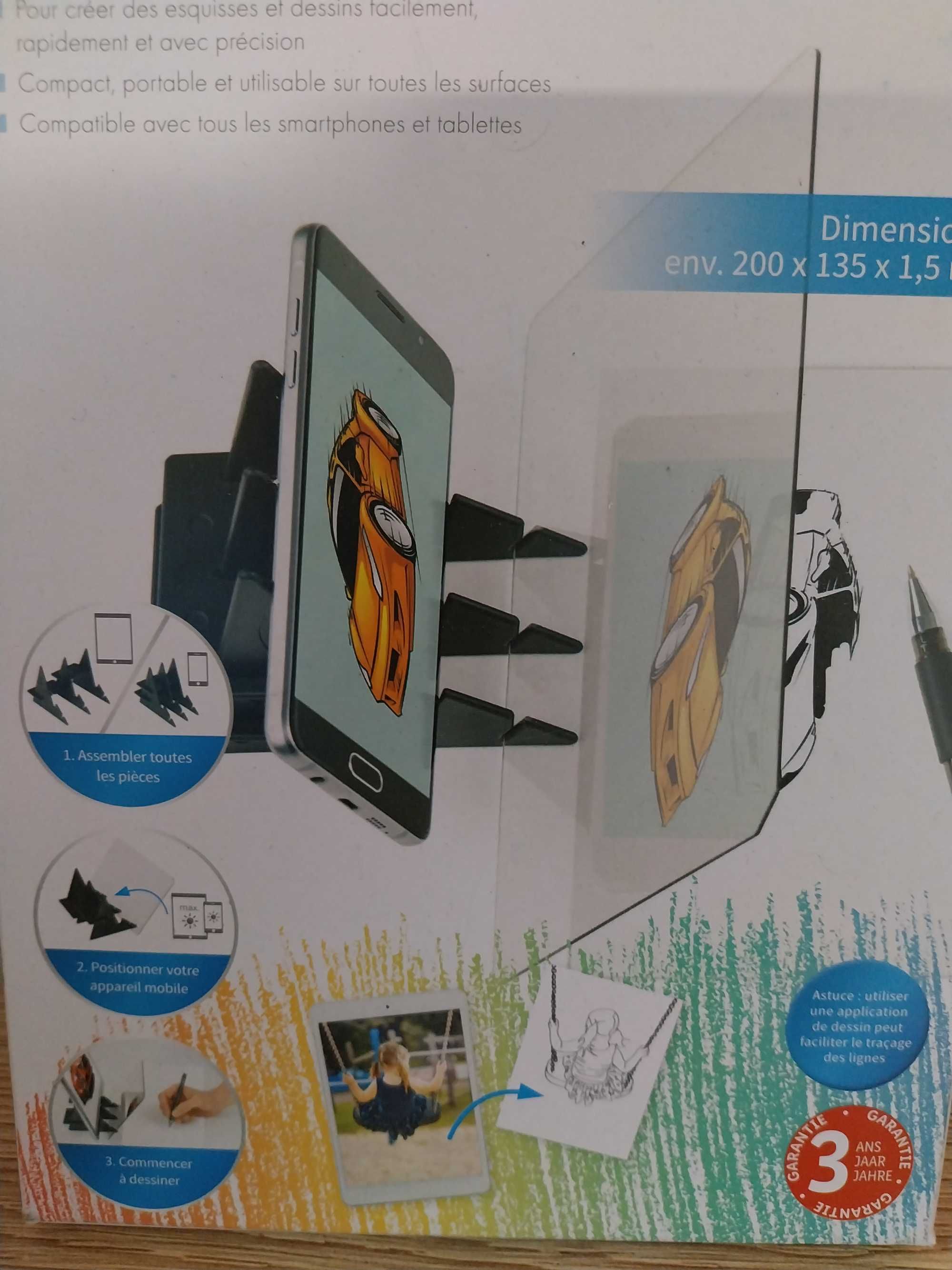 Szkicownik optyczny kayet do telefonu tabletu Szkic rysunek