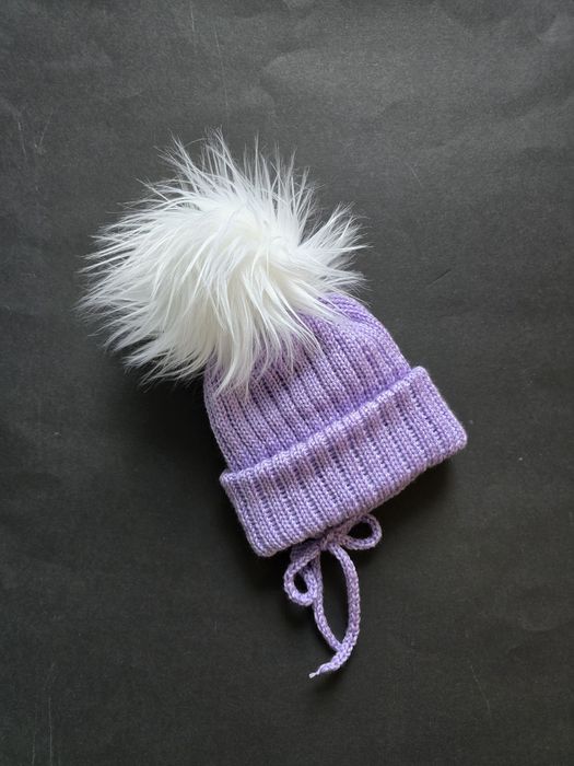 Czapka zimowa dla noworodka 0-3 miesiąca