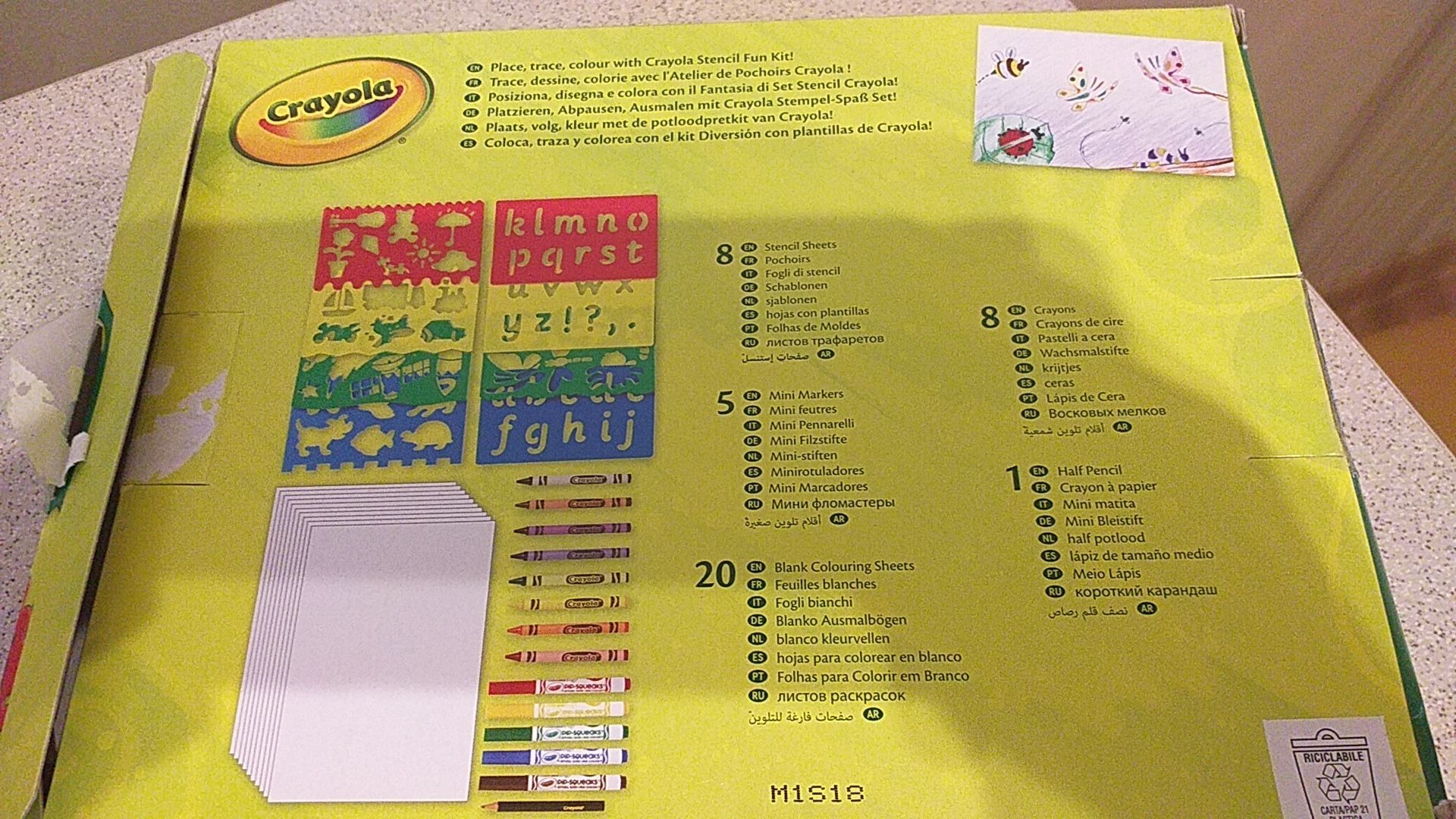Super zestaw do rysowania firmy Crayola.