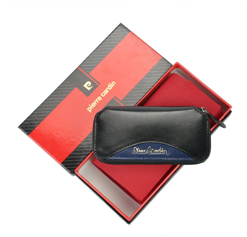 pierre cardin czarny + czerwony
