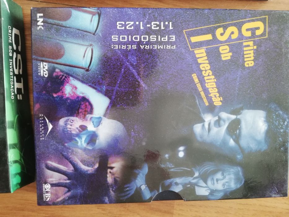 DVD CSI Las Vegas temporada 1 e 2