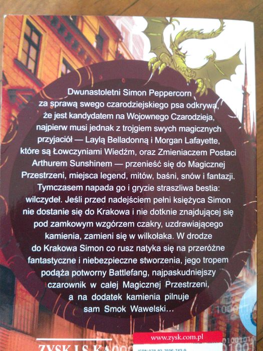 Simon Peppercorn - powieść dla młodszych nastolatków