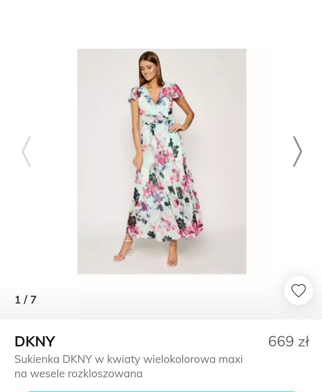 Sukienka 36 DKNY długa