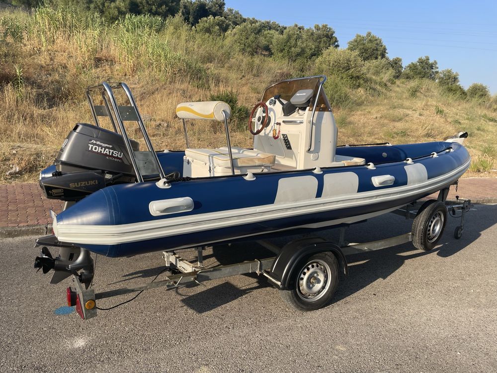 Semi rigido RIB 555 VFI + Tohatsu 40 Mega em excelente estado