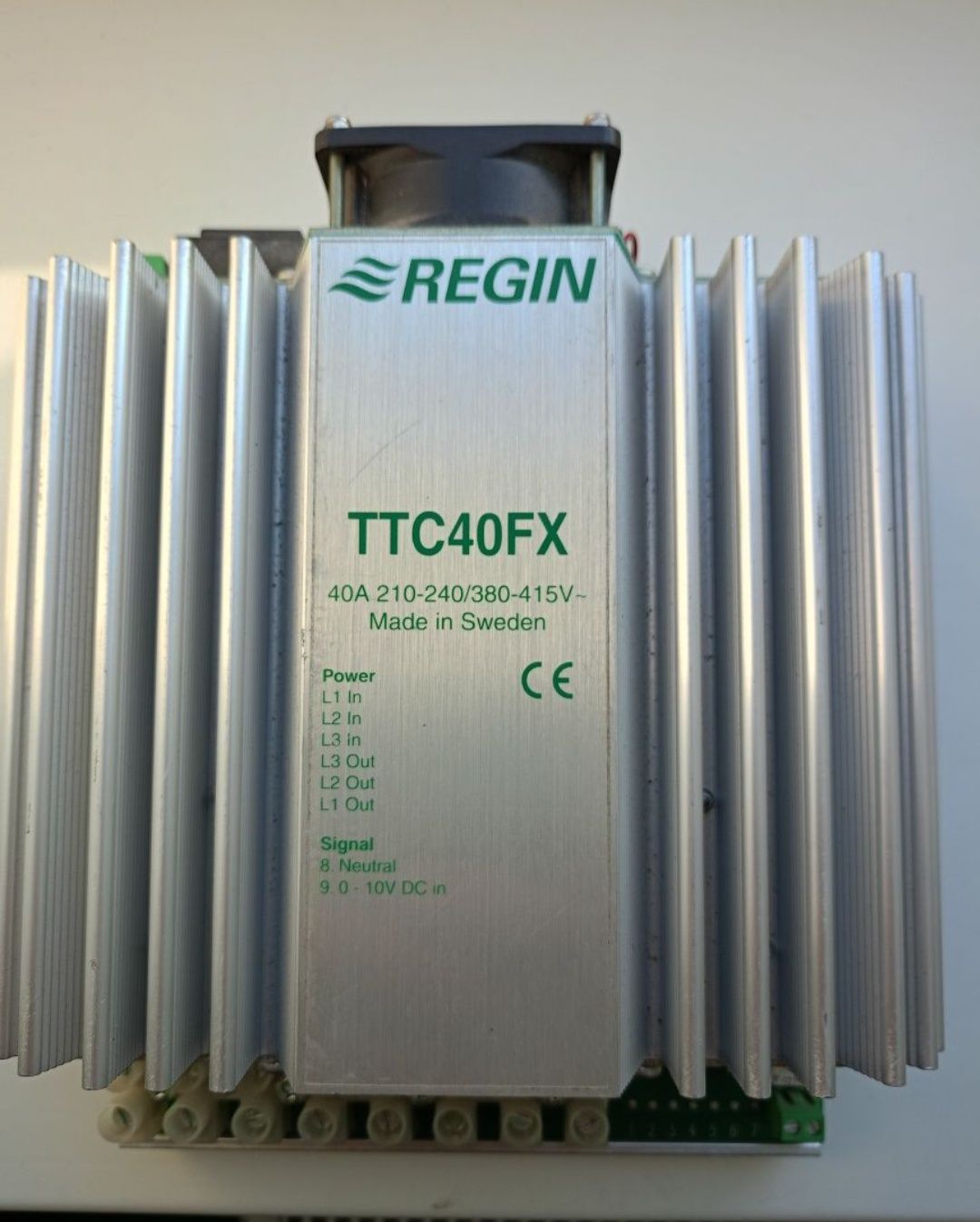 REGIN TTC40FX Симісторний регулятор потужності для електро-калорифера