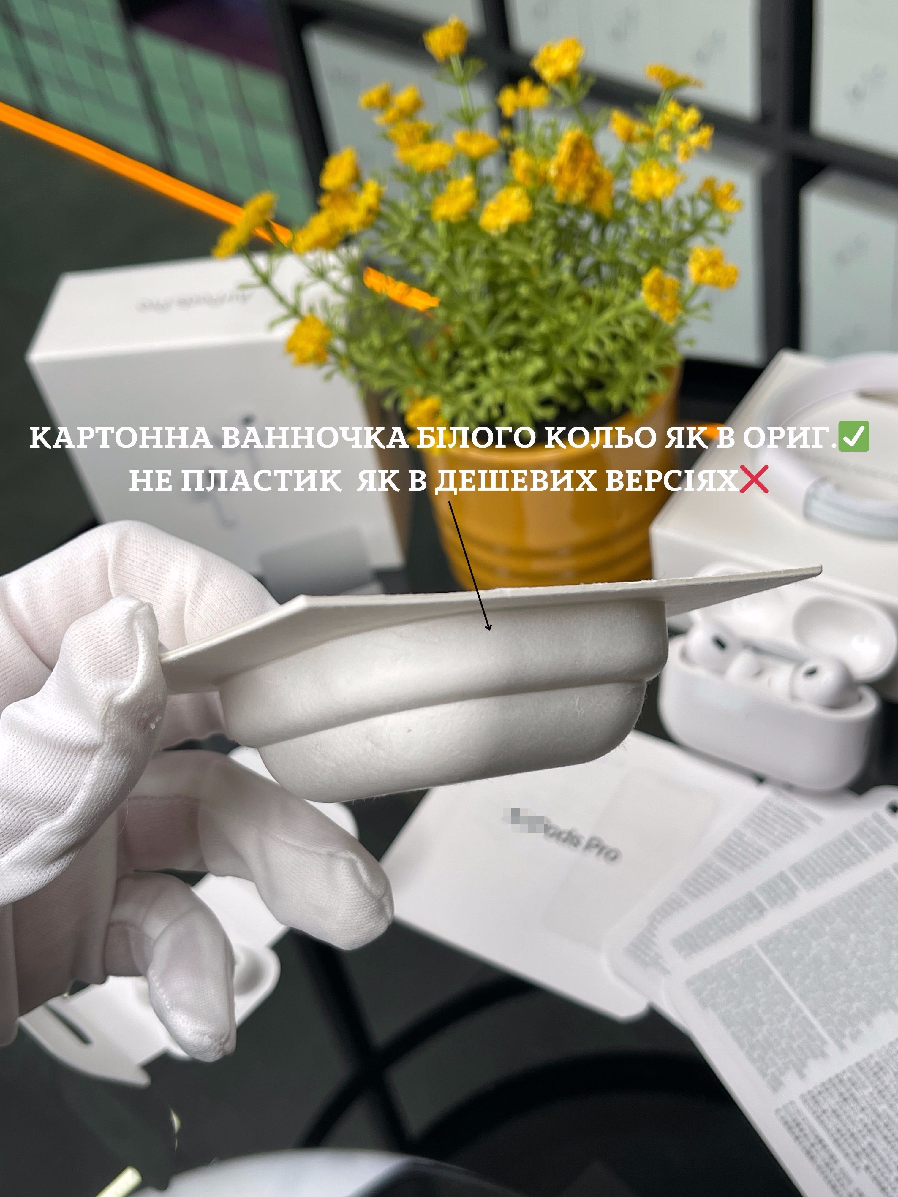 Навушники  AirPods Pro 2 +Шумопоглинання Проникність 45dB Premiym 1:1