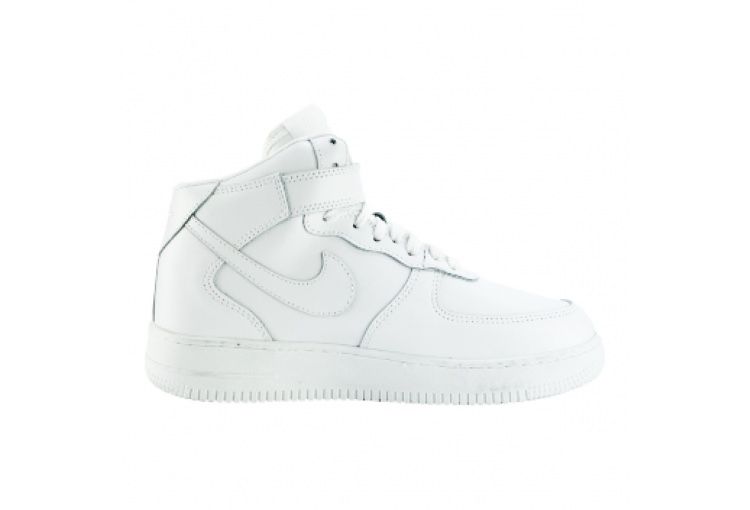 Nike Air Force 1 Mid White 2 Winter с мехом