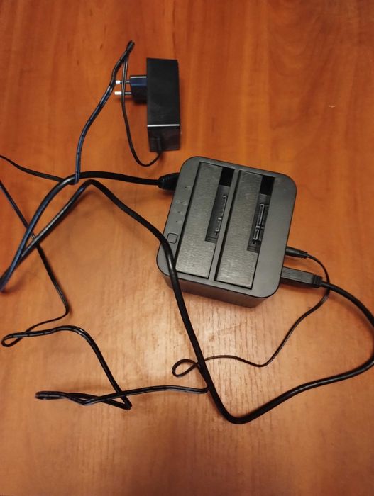 Док-станція клонувальн Fideco для двох HDD 2.5"/3.5" SATA/SSD USB 3.0