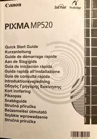 Instrukcja papierowa
oryginał 
Canon Pixma MP520 
do drukarki