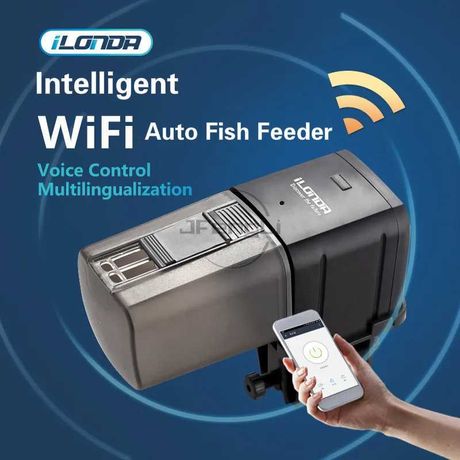 Smart automatyczne karmidło dla rybek po WiFi Nowe prezent akwarium