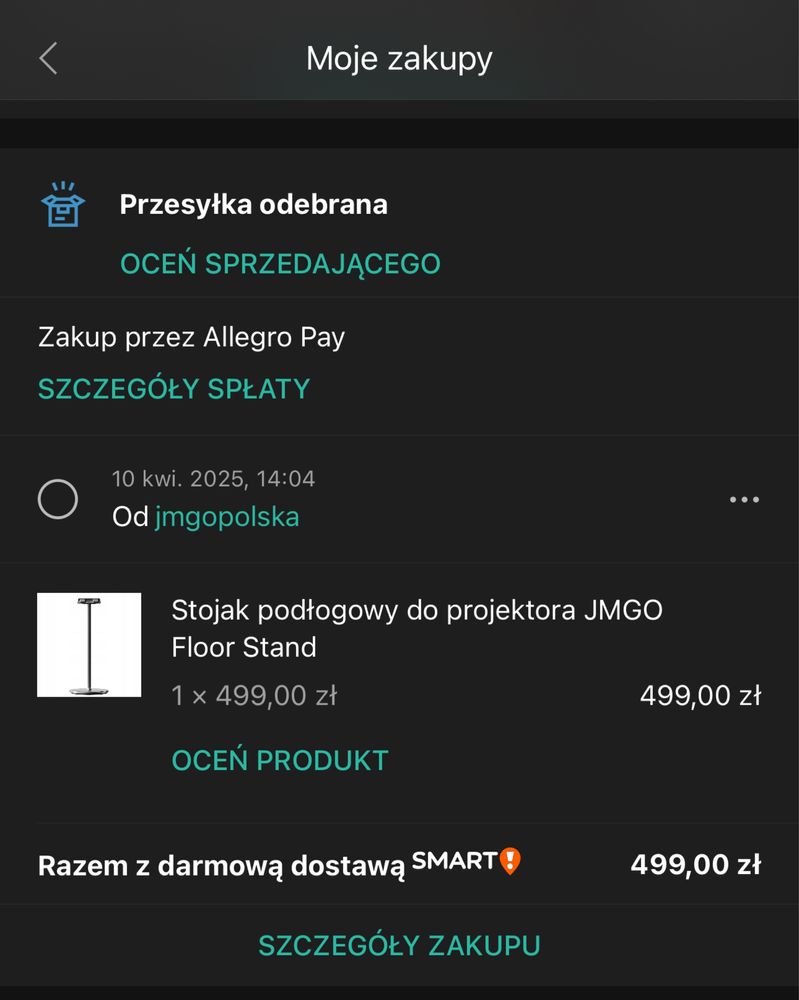 Stojak podłogowy do projektora JMGO Floor Stand