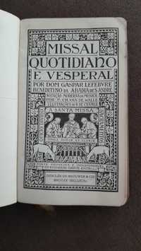 Missal Quotidiano e Vesperal de Lefebvre