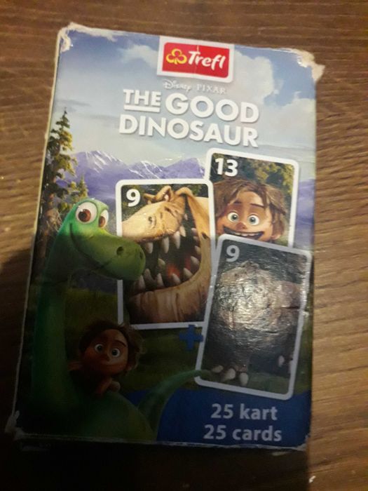 gra zręcznościowa karty dinozaury