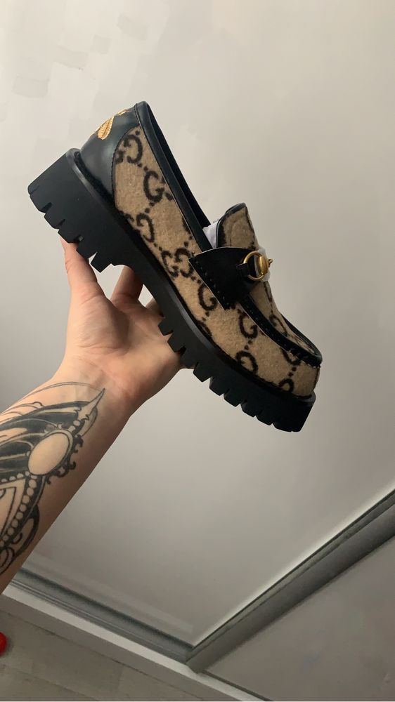 Mokasyny damskie gucci