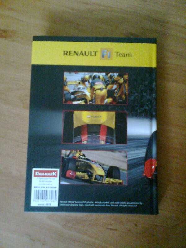 Zeszyt bulion Renault F1 Team A5 160 kartkowy w kratkę twarda oprawa
