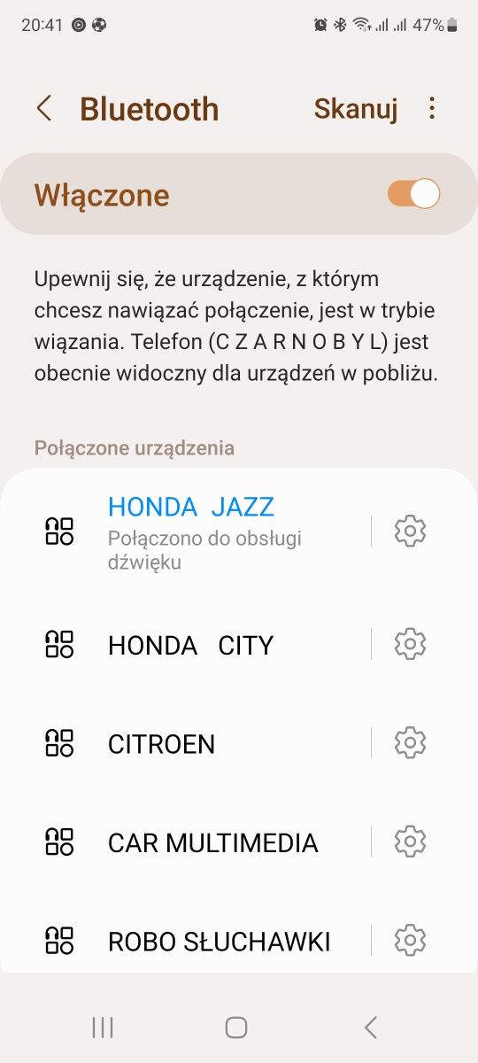 Radio Honda Jazz  City +opcja BLUETOOTH lub AUX dodatkowe