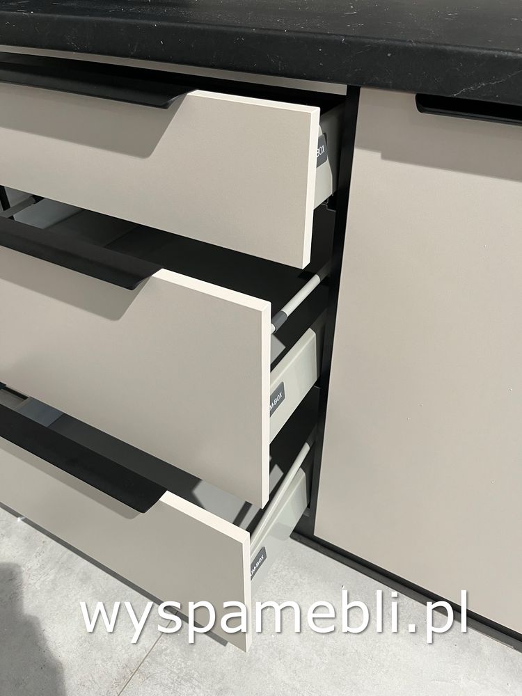 NOWA kuchnia narożna 270x190 lub inny wymiar kaszmir dąb artisan meble