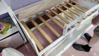 Łóżko, łózeczko 80x 160 drewniane