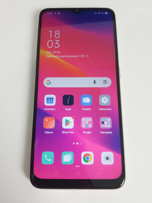 Smartfon OPPO A5 2020 (64 GB, 3 GB RAM, Android 10, ColorOS 7.1)